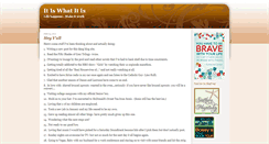 Desktop Screenshot of itiswhatitis.typepad.com