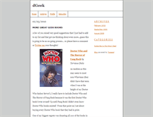 Tablet Screenshot of dgeek.typepad.com