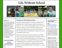 Tablet Screenshot of lifewithoutschool.typepad.com