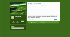 Desktop Screenshot of isabellucasnude.typepad.com