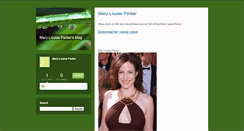 Desktop Screenshot of mary-louiseparkermesmerized.typepad.com