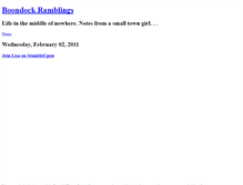 Tablet Screenshot of boondockramblings.typepad.com