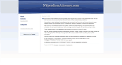 Desktop Screenshot of nyperdiemattorney.typepad.com