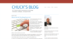 Desktop Screenshot of chucksblog.typepad.com