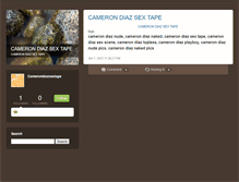 Tablet Screenshot of camerondiazsextape3.typepad.com