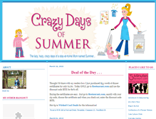 Tablet Screenshot of crazydaysofsummer.typepad.com