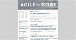 Desktop Screenshot of agileandsecure.typepad.com