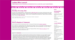 Desktop Screenshot of ladieswholaunch.typepad.com