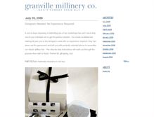 Tablet Screenshot of granvillemillinerycompany.typepad.com