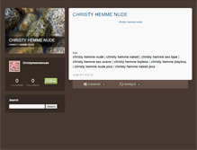 Tablet Screenshot of christyhemmenude.typepad.com