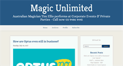 Desktop Screenshot of magicunlimited.typepad.com