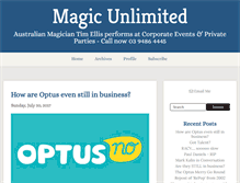 Tablet Screenshot of magicunlimited.typepad.com