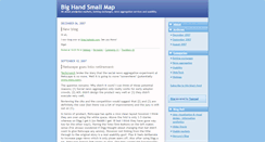 Desktop Screenshot of bighandsmallmap.typepad.com