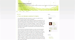 Desktop Screenshot of freeeducation.typepad.com