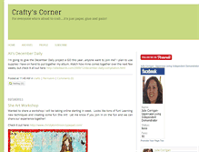 Tablet Screenshot of craftyscorner.typepad.com