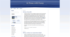 Desktop Screenshot of fanny.typepad.com