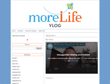 Tablet Screenshot of morelife.typepad.com