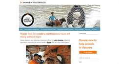 Desktop Screenshot of animalsindisasters.typepad.com