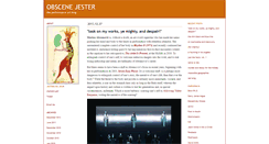 Desktop Screenshot of obscenejester.typepad.com