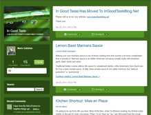 Tablet Screenshot of ingoodtasteblog.typepad.com