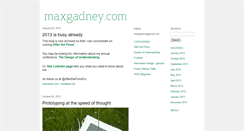 Desktop Screenshot of maxgadney.typepad.com