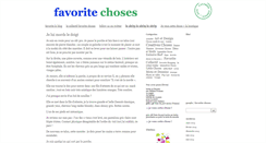 Desktop Screenshot of favoritechoses.typepad.com
