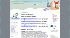 Desktop Screenshot of criticschoicevacations.typepad.com