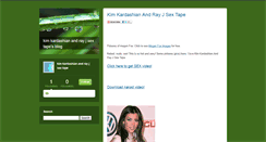 Desktop Screenshot of kimkardashianandrayjsextapeease.typepad.com