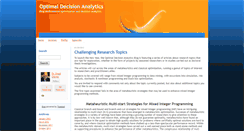 Desktop Screenshot of optimaldecisionanalytics.typepad.com