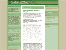 Tablet Screenshot of hanginghornvillage.typepad.com