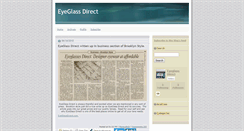 Desktop Screenshot of eyeglassdirect.typepad.com