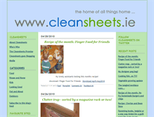 Tablet Screenshot of cleansheets13.typepad.com