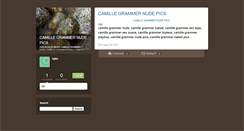 Desktop Screenshot of camillegrammernudepics.typepad.com