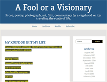 Tablet Screenshot of afooloravisionary.typepad.com