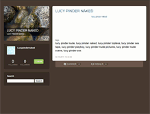 Tablet Screenshot of lucypindernaked.typepad.com