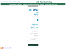 Tablet Screenshot of jobopeningsnet.typepad.com