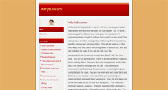 Desktop Screenshot of maryslibrary.typepad.com