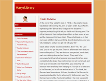 Tablet Screenshot of maryslibrary.typepad.com