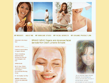 Tablet Screenshot of dawnlorraineskincareblog.typepad.com