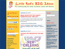 Tablet Screenshot of littleredsbigideas.typepad.com