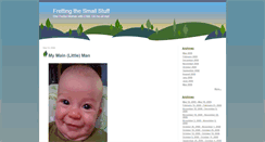 Desktop Screenshot of frettingthesmallstuff.typepad.com
