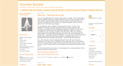 Desktop Screenshot of extremebunions.typepad.com