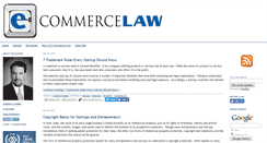 Desktop Screenshot of ecommercelaw.typepad.com