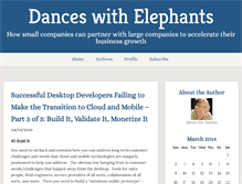 Tablet Screenshot of dances-with-elephants.typepad.com