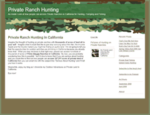 Tablet Screenshot of privateranchhunting.typepad.com