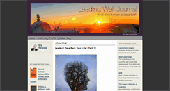 Desktop Screenshot of livingwelljournal.typepad.com