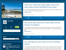 Tablet Screenshot of harrypotterconnect.typepad.com