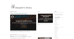 Desktop Screenshot of designerslibrary.typepad.com