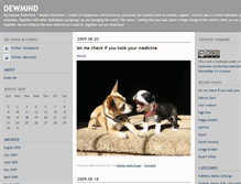 Tablet Screenshot of dewmind.typepad.com