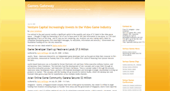 Desktop Screenshot of gamesgateway.typepad.com